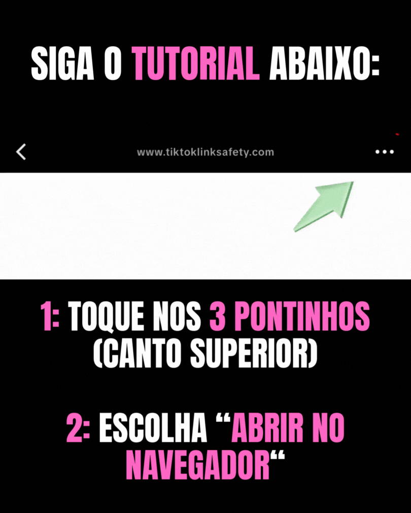 Tutorial para abrir o link no navegador